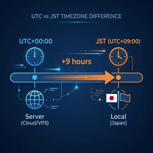 タイムゾーンのずれ